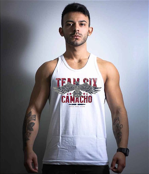 Camiseta Regata Squad T6 Camacho Artesão Eagle Collection Masculina Team Six Brasil