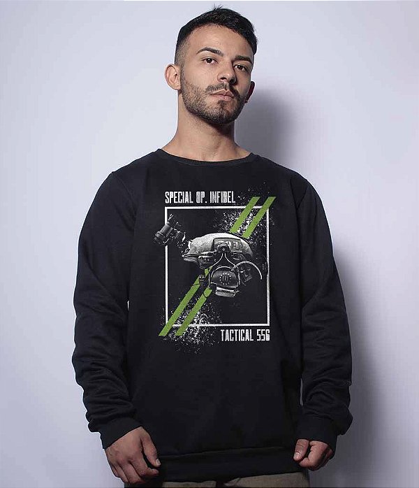 Casaco Básico de Moletom Squad T6 Magnata 556 Infidel Team Six Brasil