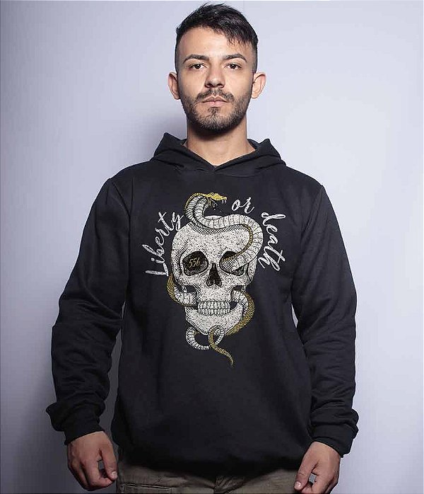 Casaco Militar Com Capuz Squad T6 Magnata 556 Liberty Or Death Team Six Brasil