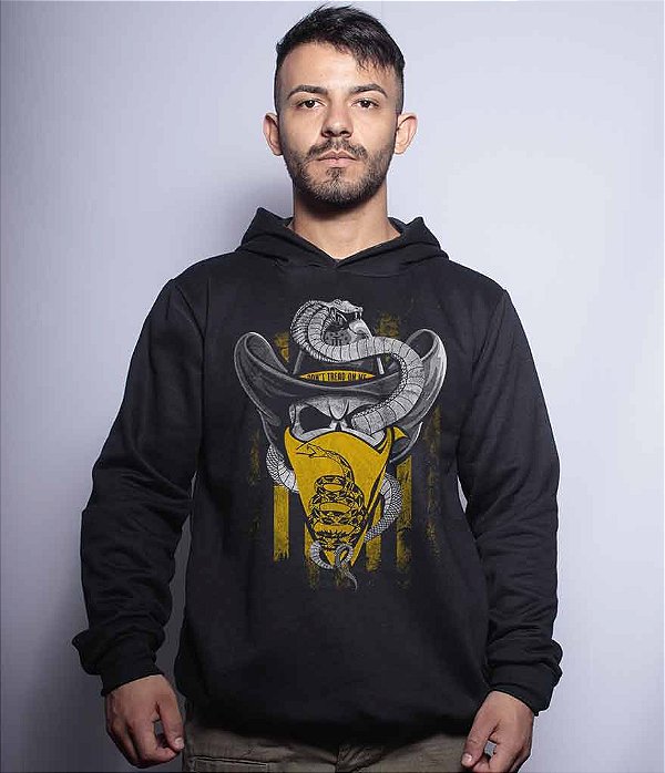 Casaco Militar Com Capuz Squad T6 Magnata 556 Don't Tread On Me Old School Team Six Brasil