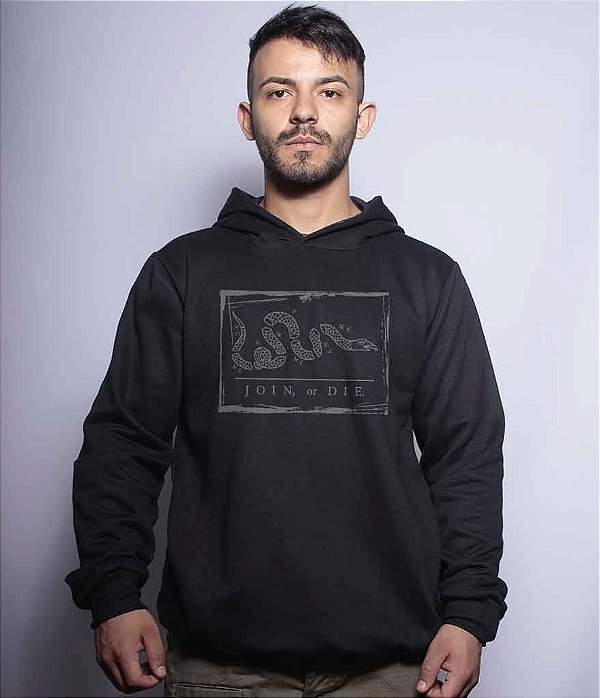 Casaco Militar Com Capuz Squad T6 Magnata Join Or Die Snake Team Six Brasil