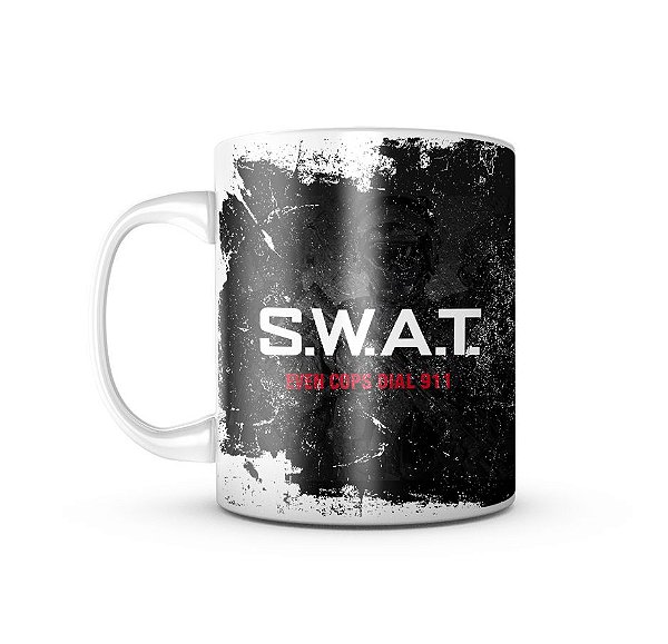 Caneca Swat Even Cops Dial 911