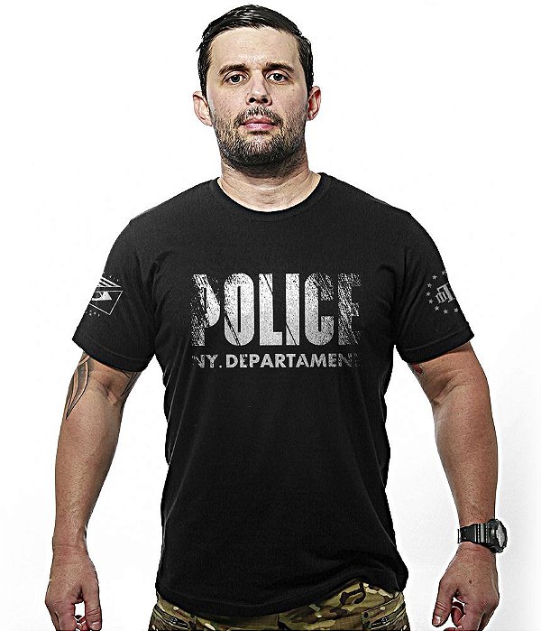 Camiseta Masculina Police NY Department EUA Team Six Brasil