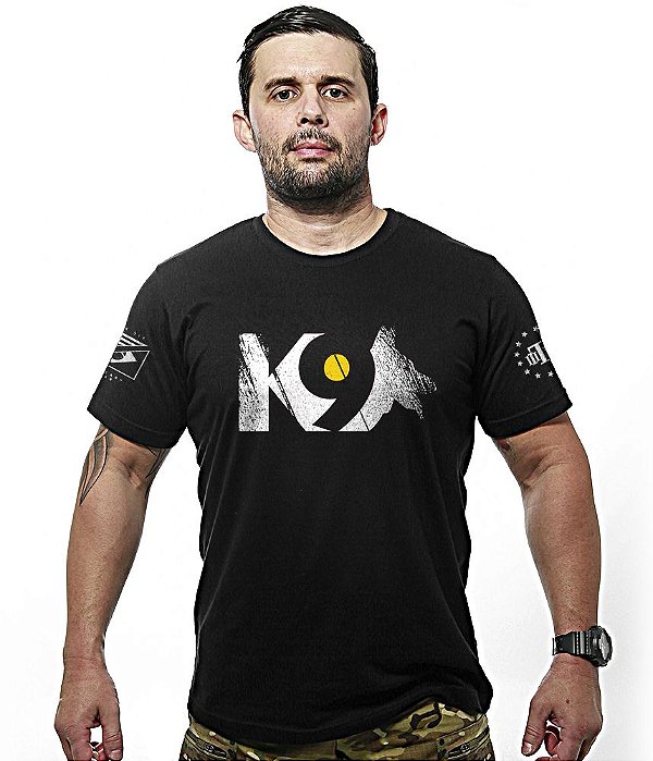 Camiseta Masculina K9 Police Patrulha com Cão Team Six Brasil