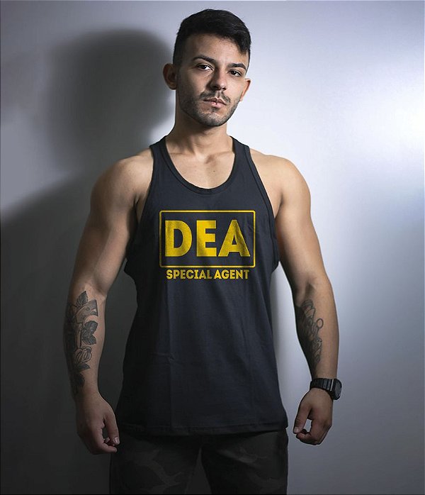 Camiseta Regata DEA Special Agent Masculina Team Six Brasil
