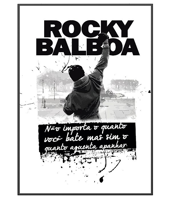 Poster Temático Rocky Balboa