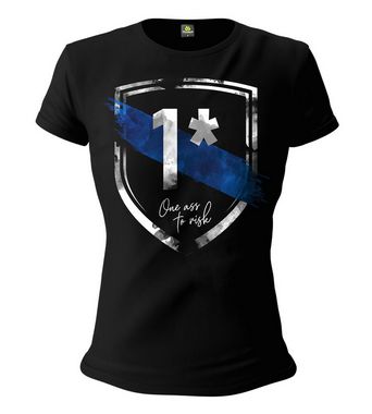 Camiseta Baby Look Feminina Squad T6 Instrutor Fritz One Ass To Risk Team Six Brasil