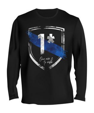 Camiseta Manga Longa Tactical Fritz One Ass To Risk Masculina Team Six Brasil