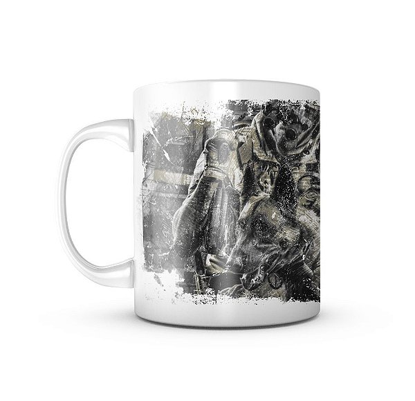Caneca de Porcelana Tactical Fritz K9 Concept 325ML Team Six Brasil