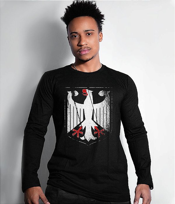 Camiseta Manga Longa Alemanha Masculina Team Six Brasil