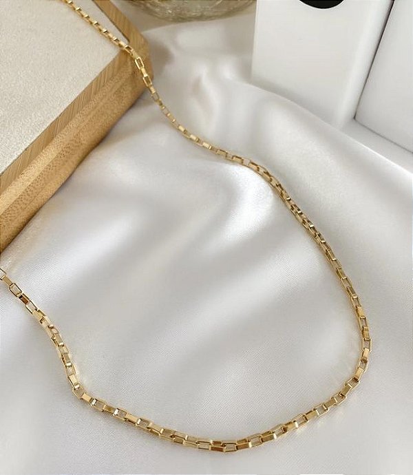 Colar FABIA cartier folheada a ouro
