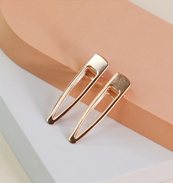 Hair clip CAMILA basic max folha (par)