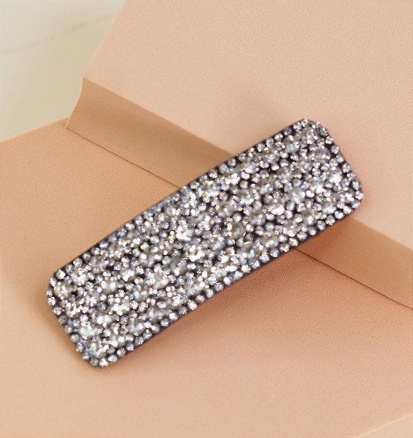 Hair clip CLARISSA luxo fashion pedraria premium cristal