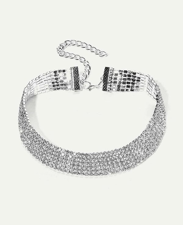 Choker KIM strass premium grosso