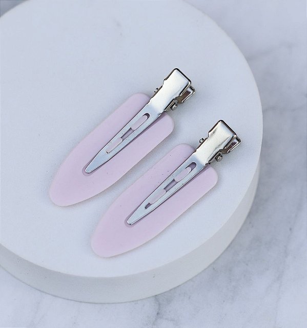 Hair clip MARINA basic lilas claro (par)