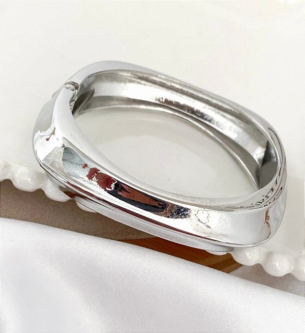 Bracelete MARIA max folheada a prata