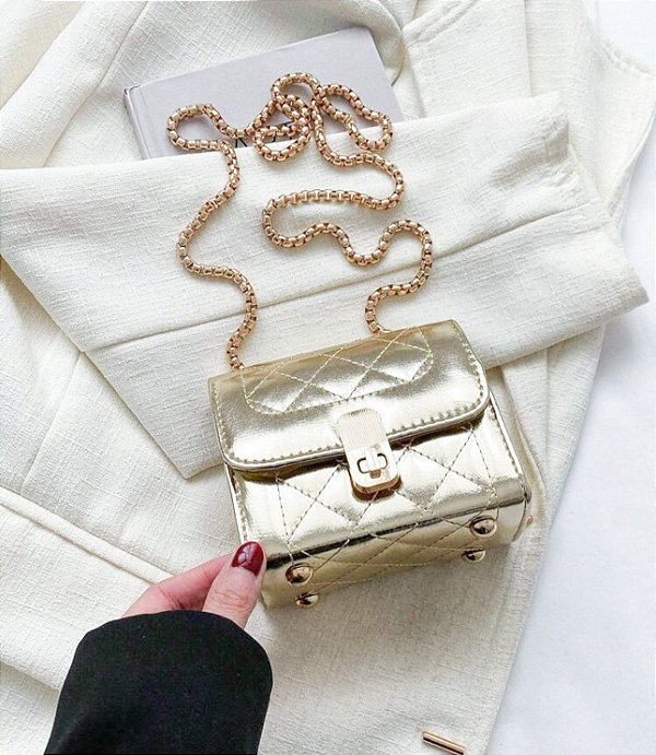 Bag micro CONSTANCE courino GOLD