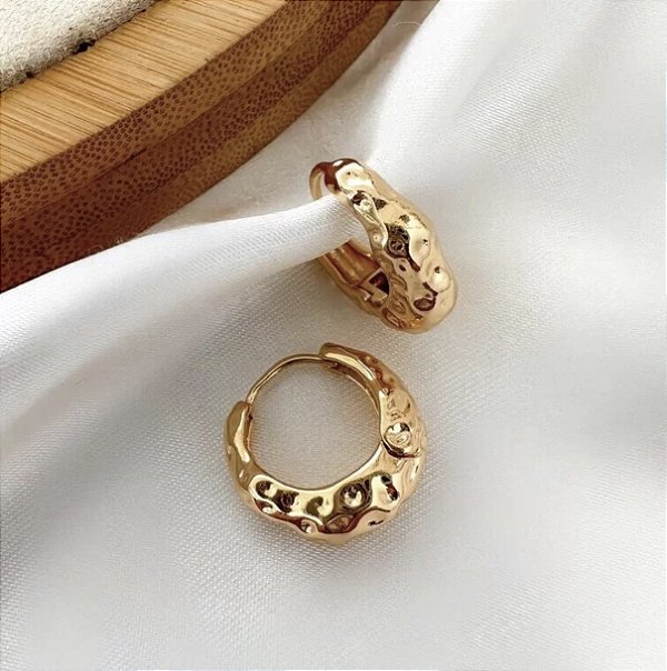 Mini Argola STACY folheada a ouro