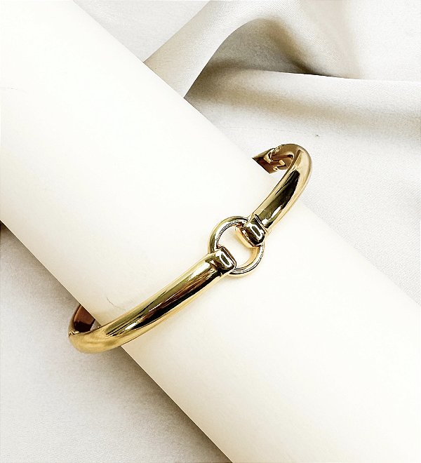 Bracelete HAILEY elo com verniz italiano