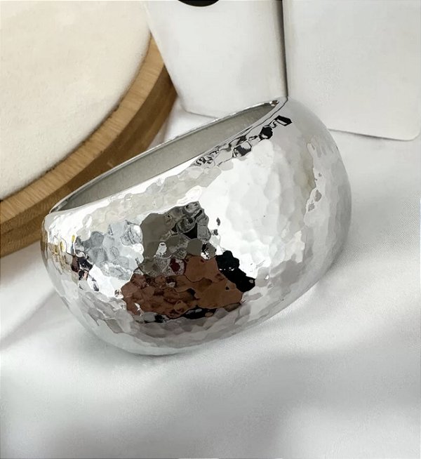 Bracelete LIARA max folheada a prata
