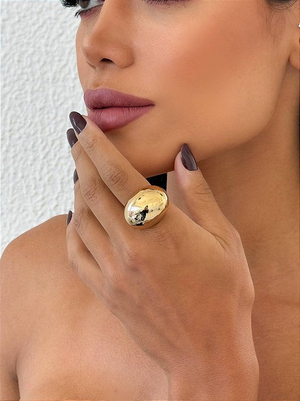 Anel IVANA em verniz italiano DOURADO