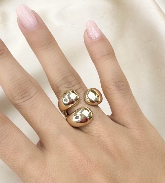 Anel ANGELES MAX bijoux fina dourado