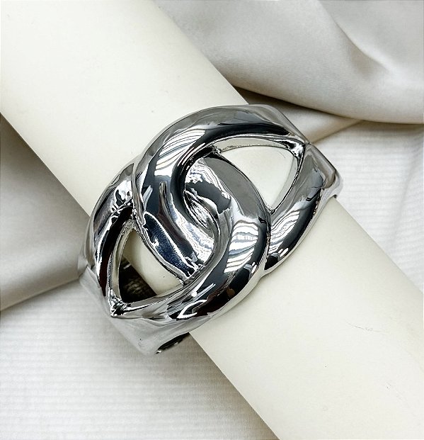 Bracelete MAX YOKO elos folheado a prata