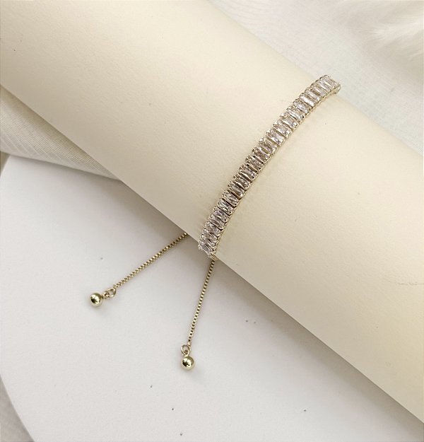 Pulseira CHICAGO navete premium folheada a OURO