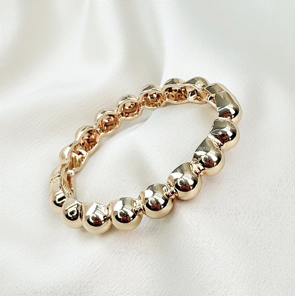 Bracelete INDIANA folheada a ouro