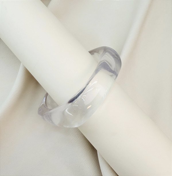 Bracelete DALVA geometrico acrilico transparente