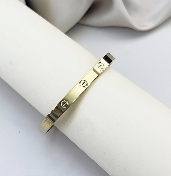 Bracelete SALERMO  inspiração folheado a ouro