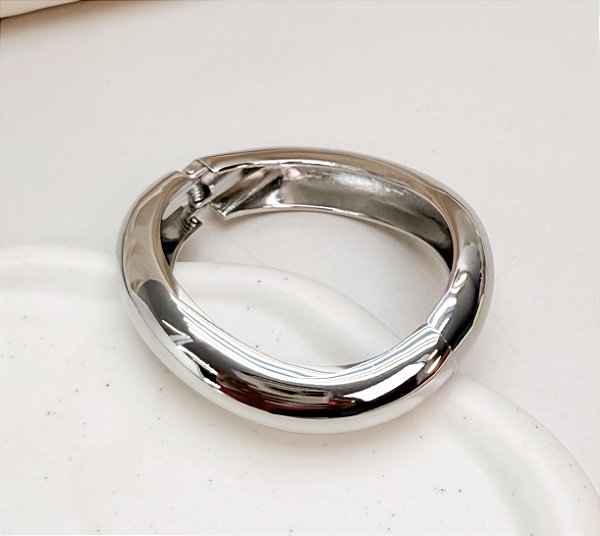 Bracelete AXEL orgânico folheado a prata