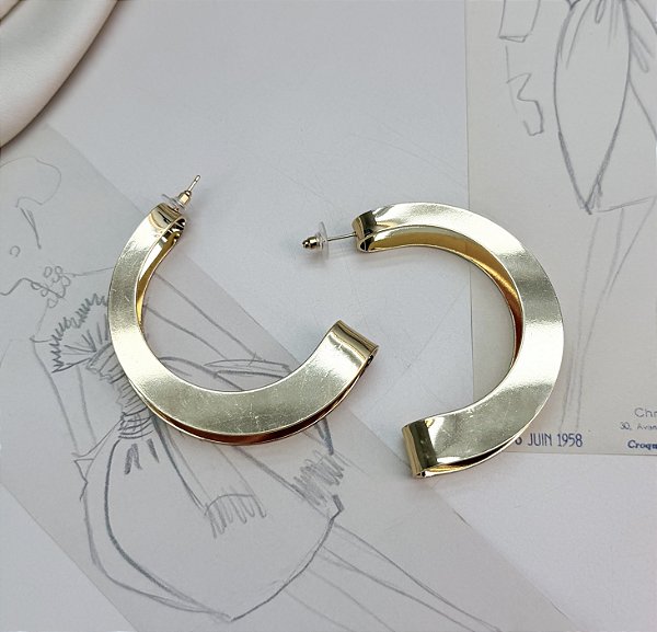 Max Argola ULLY dupla folheada a ouro