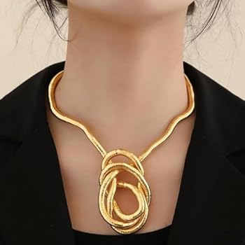 Colar FLEXIVEL dourado