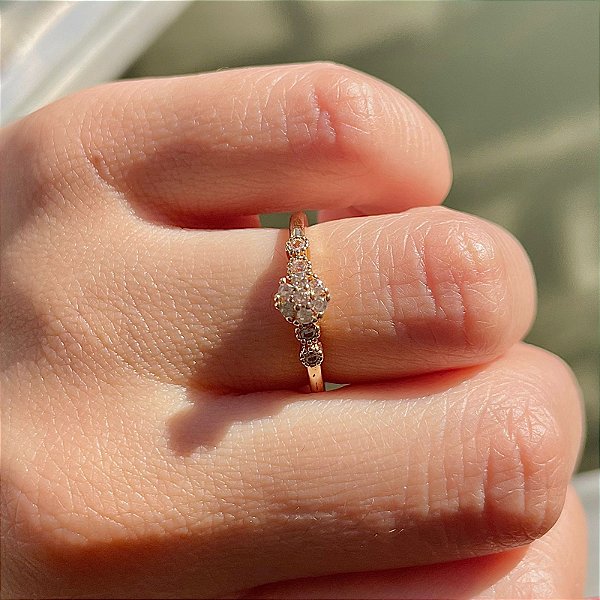VL 516 - Solitário em Ouro Amarelo 18K
