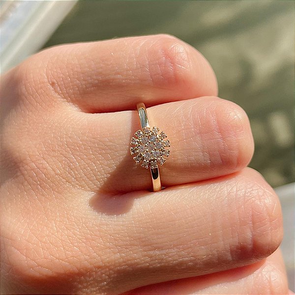 VL 538 - Solitário em Ouro Amarelo 18K