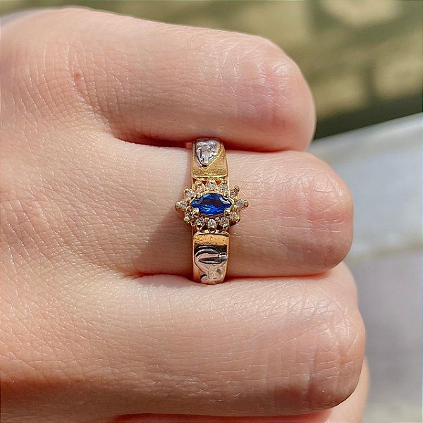 VL 714 - Anel de Formatura em Ouro Amarelo 18K