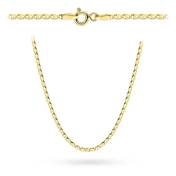 VL 1522 - Corrente em Ouro Amarelo 18K - 45 CM - Piastrine