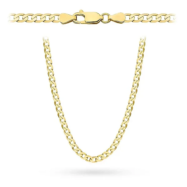 VL 1527 Corrente em Ouro Amarelo 18K - 45 CM - Groumet