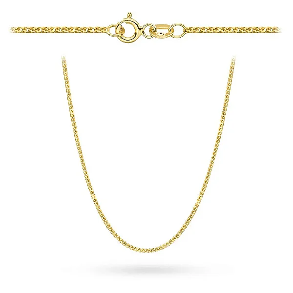 VL 1529 - Corrente em Ouro Amarelo 18K - 45 CM - Pipoca