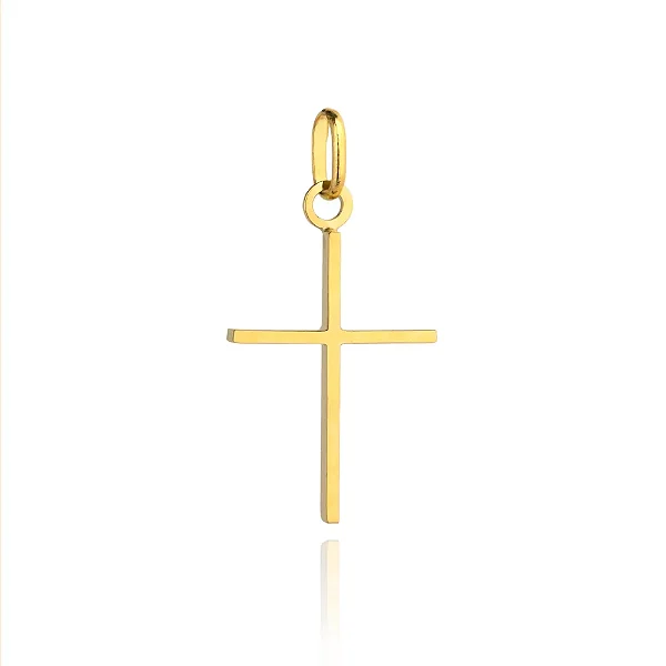 VL 1533 - Pingente em Ouro Amarelo 18K - Cruz