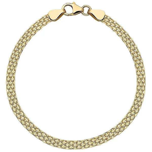 VL 1542 - Pulseira em Ouro Amarelo 18K - Esteira