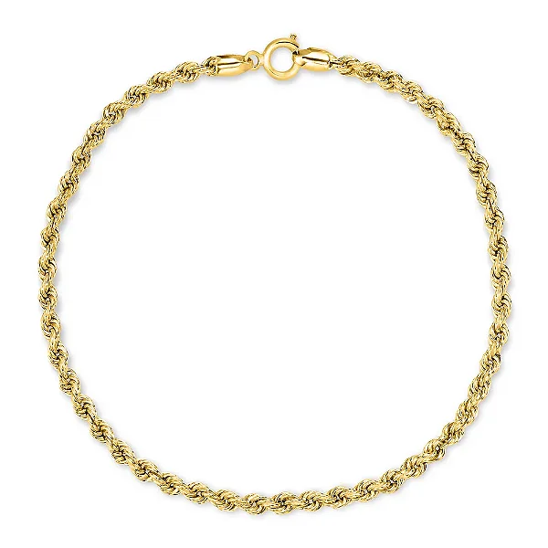 VL 1544 - Pulseira em Ouro Amarelo 18K - Cordão Baiano