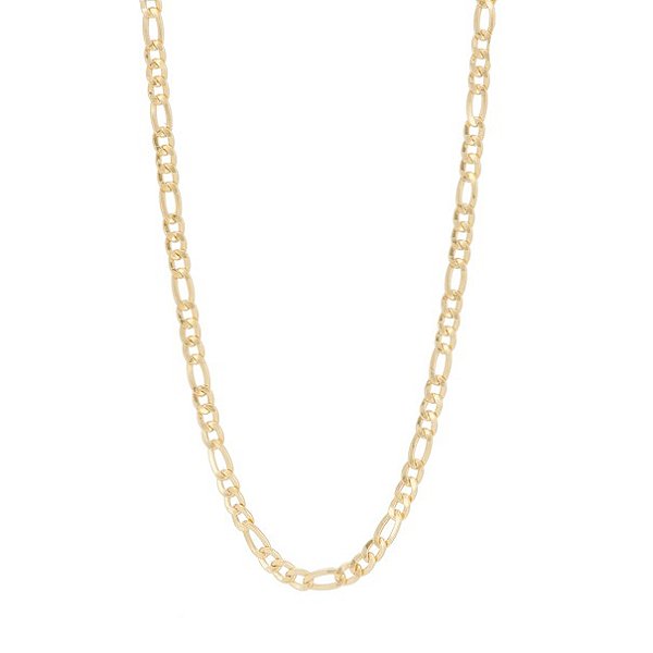 VL 1554 - Corrente em Ouro Amarelo 18K - 60 CM - Elo 3x1