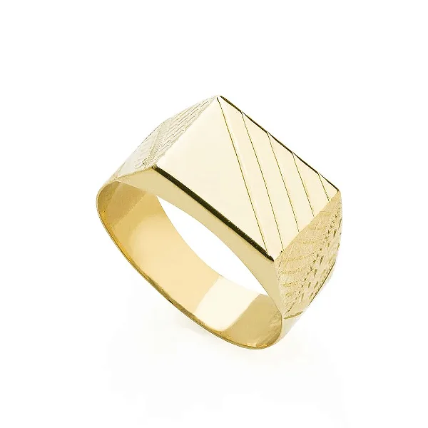 VL 1577 - Anel em Ouro Amarelo 18K