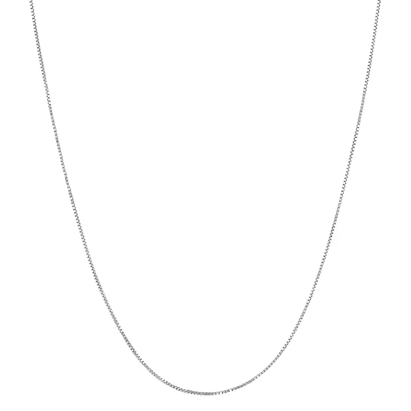 VL 1581 - Corrente em Ouro Branco 18K - 60 CM - Veneziana