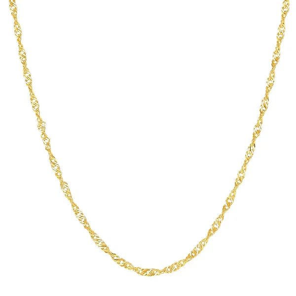 VL 1585 - Corrente em Ouro Amarelo 18K - 60 CM - Singapura