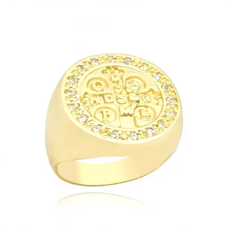VL 1590 - Anel em Ouro Amarelo 18K