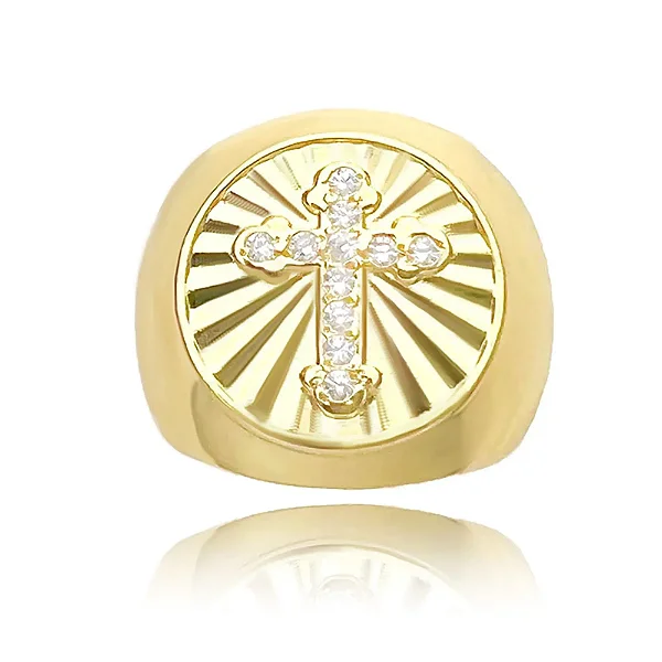 VL 1591 - Anel em Ouro Amarelo 18K