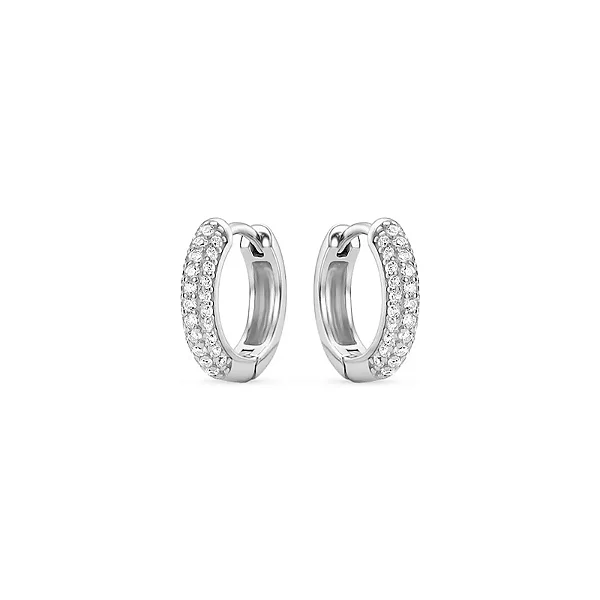 VL 1614 - Par de Brincos em Ouro Branco 18K